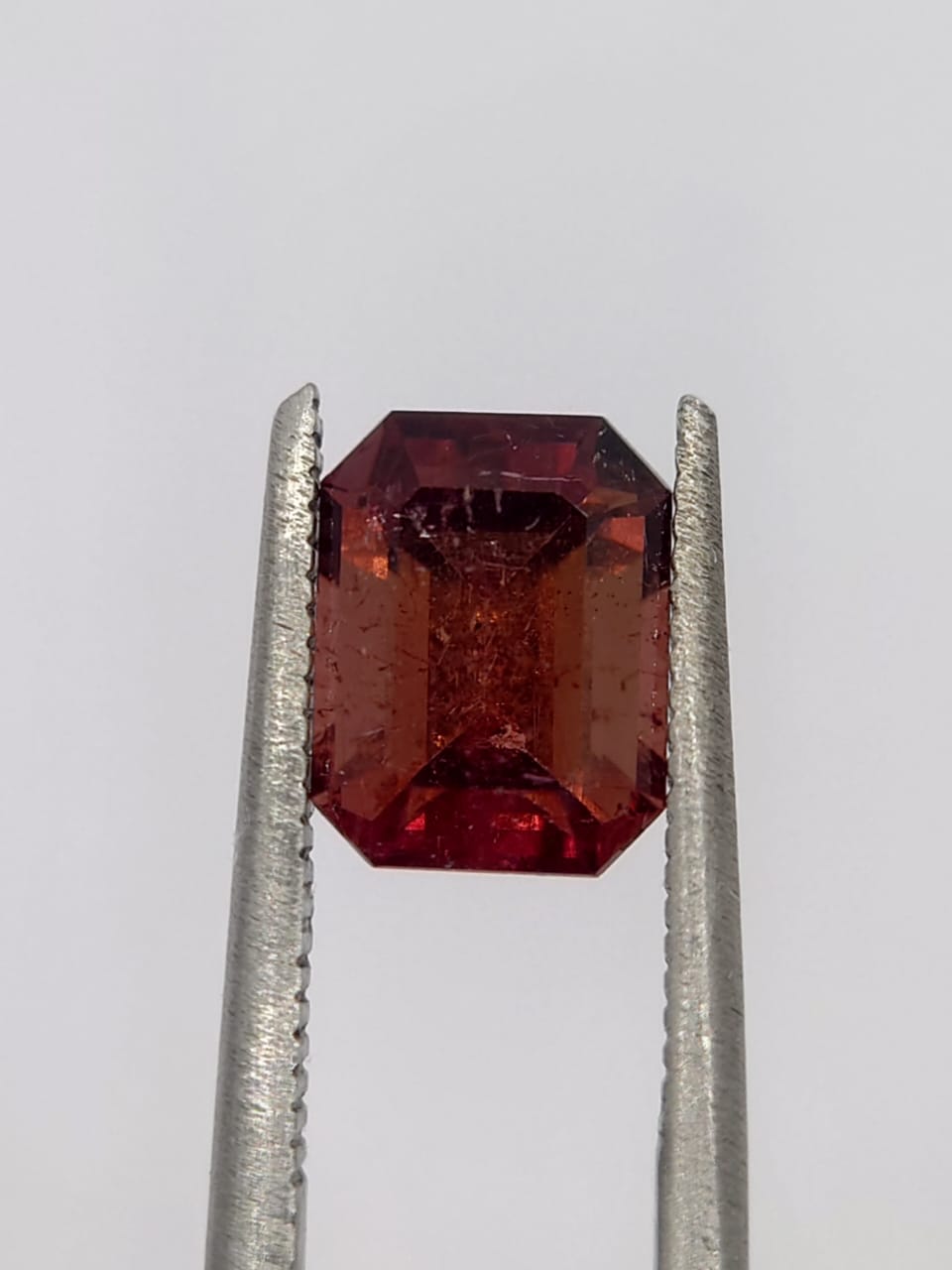 1.85ct Natural Rubellite Tourmaline Emerald Cut Loose Gemstone from Afghanistan — view 2